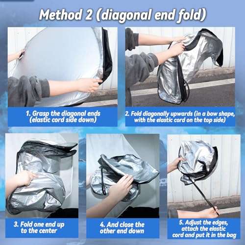 Windshield Sun Shade for Audi Q3 2019-2026, Car Front Window Sunshade with 240T Sun Visor Protector Blocks UV Rays Heat Sun Shield Accessories - size: For | Audi Q3 2019-2026