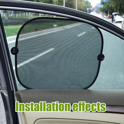 2PCS Car Window Shad, Universal Car Sunshade Side Window Cover, 17"14" Sun Glare and UV Rays Protection for Your Child, 17.2"x14"/2PCS - color: 17.2"x14"/2PCS