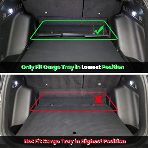 HAFIDI® Cargo Liner for 2023 2024 2025 2026 Honda CR-V (Fit for CRV Fuel Models, Cargo Pallet Lower Layer) (Not fit CRV Hybrid Models) All Weather TPE Car Trunk Mat Custom Accessories - Black - style: 18) For CRV 2023-2026 Cargo Liner