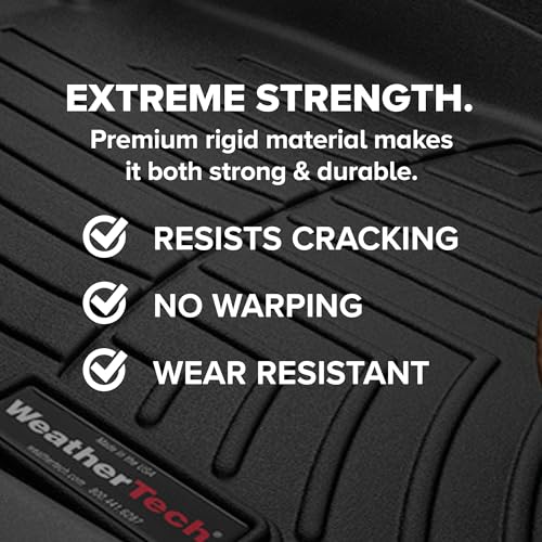 WeatherTech Custom Fit FloorLiners for Ford Expedition - Full Set (441665-1-4), Black - color: Black