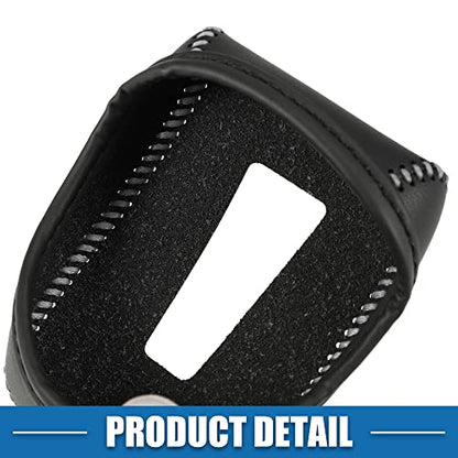 Gear Shifting Knob Cover Automatic Transmission Lever Trim for Mitsubishi Outlander PHEV GN0W GN Series 2022-2023 Faux Leather Black Gray - color: Gray