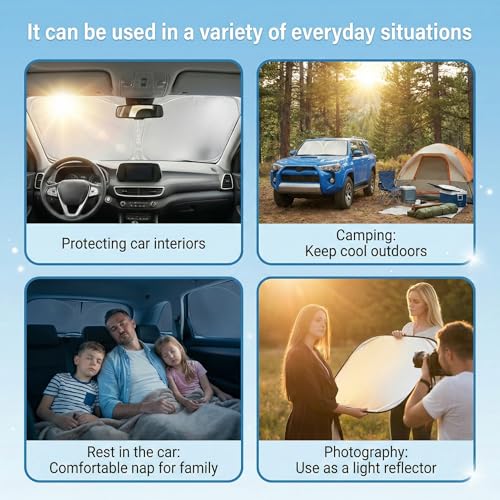 for Audi A4 Sun Shade Windshield Cover - Custom Fit A4 Accessories 2018-2025 2026 Sunshade Foldable UV Protection & Heat Shield Sun Visor Accessories - size: For Audi A4 2018-2026