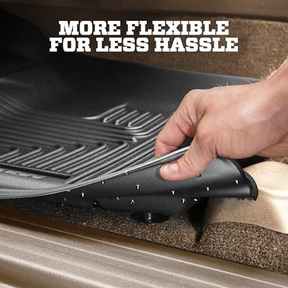 Husky Liners Weatherbeater Floor Mats | Fits 2010-2013 Lexus GX460; 2010-2012 Toyota 4Runner | Front Row, 2-pc Black - 15571 - style: 2010 - 2012 4Runner, 2010 - 2013 GX360 - Front Row