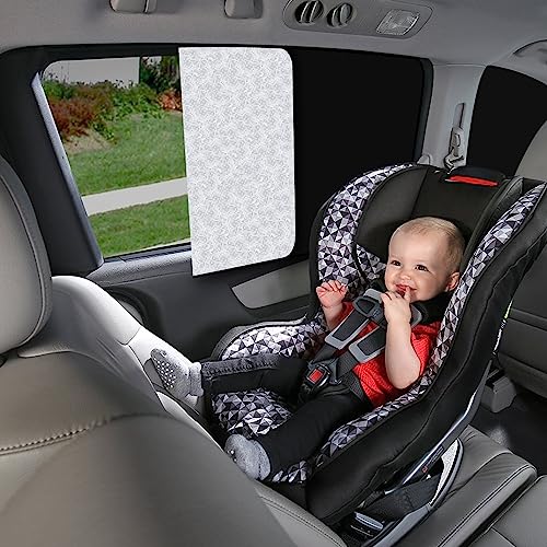 ZATOOTO Car Window Sun Shades Covers - 4 Pcs Magnetic Privacy Side Sunshades Blackout Auto Camping Curtains Accessories for Sleeping Family and Women Men Kids Baby - color: Front Back-4