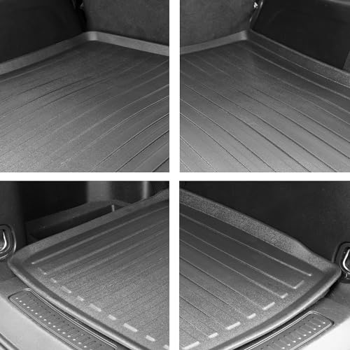 Premium Cargo Liner for GMC Acadia Denali SLE SLT AT4 2017-2023 - 100% Protection - Custom Fit Car Trunk Mat - All-Season Black Cargo Mat - 3D Shaped Laser Measured Trunk Liners for GMC Acadia