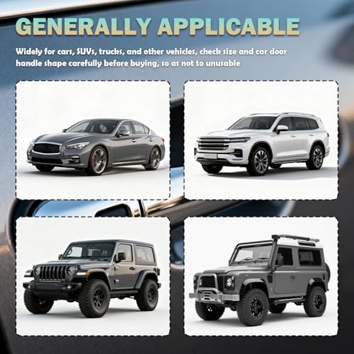 8PCS Car Door Handle Protector Anti-Scratch,Reflective Car Door Handle Scratch Protector with Honeycomb Design,Self-Adhesive Cars Handles Protectors Cars Accessories Exterior