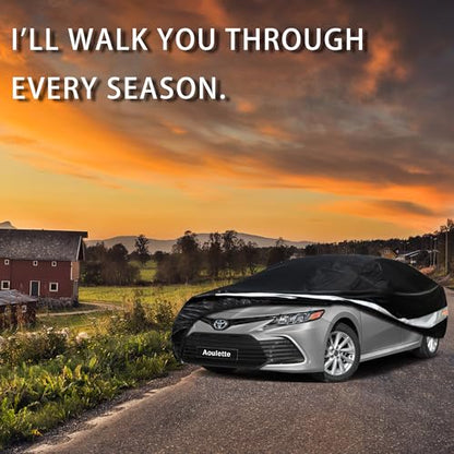 Toyota Car Cover Custom Fit for Toyota Camry/Solara, Waterproof Car Cover for Automobiles All Weather, Lightweight Full Exterior Cover Outdoor Sun Rain Dust Snow Wind Protection. - size: Custom Fit Toyota Camry/Solara