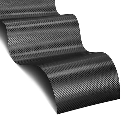 VVIVID XPO Black Carbon Fiber Car Wrap Vinyl Roll with Air Release Technology (4ft x 5ft) - size: 4ft x 5ft