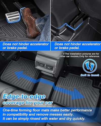 Cartist Floor Mats for Kia Soul 2020-2025 2026, All Weather Cargo Liner for Soul Accessories, Heavy Duty Car Mats, Car Accessories (Only Fit The Upper Floor of The Trunk) - size: 3)Kia Soul【20-26】