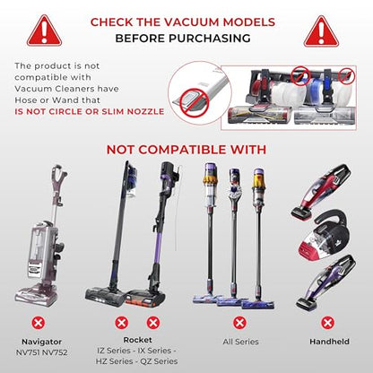 For Shark Vacuum Cleaner Accessories Replacement Kit | Household Cleaning Set with Crevice Tool, Dust Brushes & Vacuum Hose Adapters | 35MM Vacuum Attachments & Brushes - style: Replacement Attachment Kit