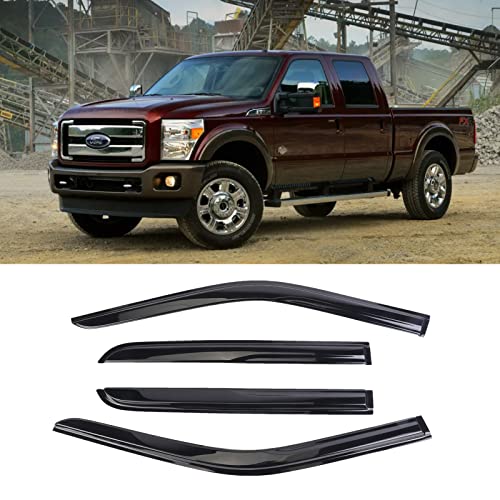 94975 Rain Guards for Trucks Window Visors 2015-2022 F0RD F150 Super/Crew Cab Window Deflectors,Vent Window Visors,4 PCS - size: 2015-2022 Ford F-150 Super/Crew Cab