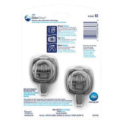 Febreze Car Vent Clips Air Freshener - Gain Original - 2 ct - size: 0.07 Ounce (Pack of 2)