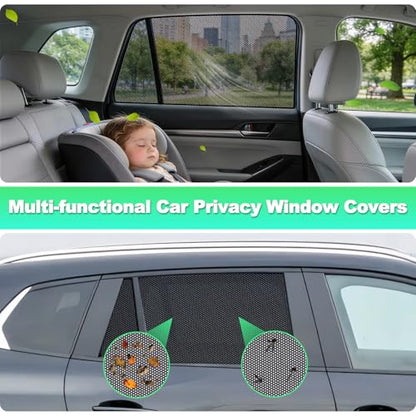 Car Window Shades for 2023-2025 CX50 - Rear Side Window Sun Shade for Baby, Breathable Mesh Car Privacy Window Covers, UV Protection and Heat Insulation for Road Trips, Napping, Camping - size: Mazda Cx-50(2023-2025)-r 2pcs