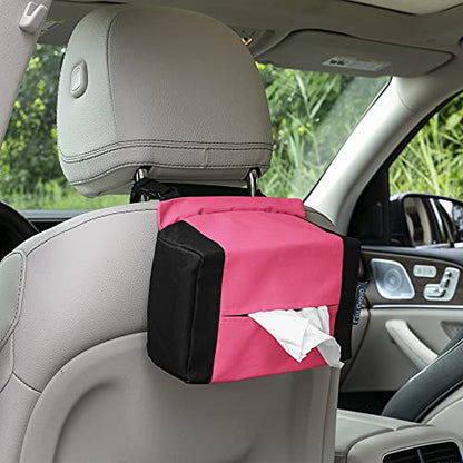 FH Group E-Z Travel Napkin Tissue Dispenser Holder fits Most Cars, SUVs, Trucks, and Vans Pink - color: Pink