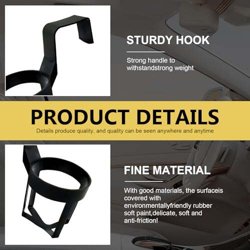 2 PCS Car Cup Holder, Portable Auto Drink Holder Expander, Anti-slip Vehicle Beverage & Cup Storage, Universal for Most Cars (Black #12) - color: Black #12