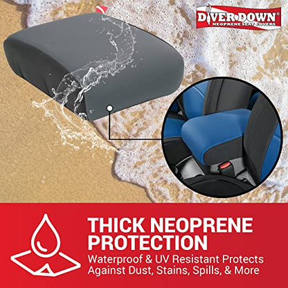 Diver Down Neoprene Center Console Cover - Fits Jeep 2007-2018 JK JKU Wrangler - Cushioned Armrest Cover - Doesn't Burn Your Elbow - Tight Custom Fit - Comfortable Foam Armrest Pad (07-10 Yellow) - color: Yellow, size: 2007-2010 JK