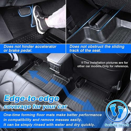 Car Mats for 2023-2026 Mercedes Benz GLC& GLC 300& GLC 350e& GLC 43 AMG, All Weather Flor Mat for GLC 300 Accessories, Heavy Duty Rubber Mats, Car Accessories - size: 4)Mercedes GLC (Not Fit Coupe)【23-26】