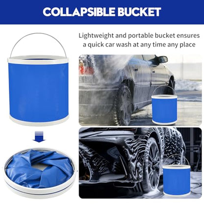 Qydipclin 38Pcs Car Detailing Kit, Car Detailing Brush Set, Car Wash Cleaning Kit, Car Detailing Brushes, Professional Car Care Kit for Interior Exterior Wheels, Blue - size: 38pcs