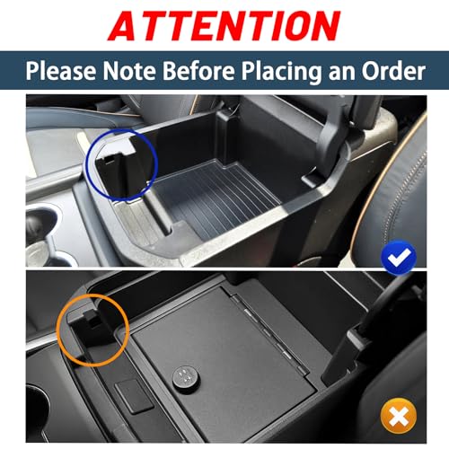 Ruiya 2026 GMC Yukon Denali Center Console Organizer Compatible with 2021-2026 Chevy Tahoe/Suburban(Premier/High Country) & Yukon/Yukon XL(Denali/Denali Ultimate)(Only Fit for Power Sliding Console) - color: 2021-2026 Chevy Tahoe/Suburban