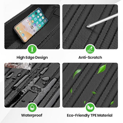 Cargo Mat for Hyundai Palisade 2020-2024 2025, All Weather Cargo Liner for Palisade Accessories Seat Back Cover Trunk Mat with Backrest Mat, Heavy Duty Car Mats, Car Accessories - size: 6)Hyundai Palisade 2020-2025