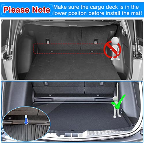 Powerty Trunk Mat Compatible for Honda CRV CR-V 2017-2022 Cargo Mat All Weather Cargo Liner in Lower Position Rear Cargo Mat for Honda CRV CR-V Accessories(Fuel Model only) - size: Lower Position Cargo Mat｜for｜17-22｜honda Crv