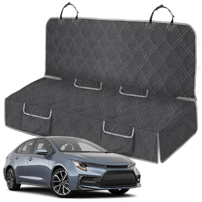 Dog Car Seat Cover Compatible with Toyota Corolla 2009-2025, Waterproof Pet Bench Seat Cover for Back Seat, 600D Heavy Duty Scratch Proof Nonslip Truck Seat Covers for Dogs - size: 2009-2025 Corolla