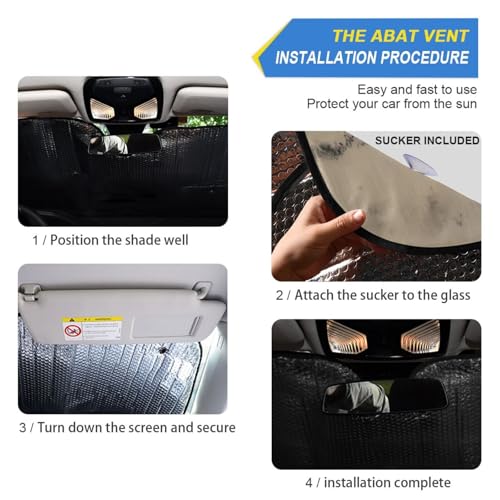 Windshield Sun Shade Shabby Skull Skeletons Front Window Block UV Shades Visor Reflective Retractable for Car SUV Trucks - color: B011
