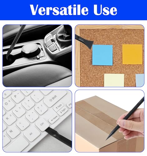 9 Pcs Car Crevice Cleaning Tool, Non-Scratch Carbon Fiber Plastic Car Detailing Picks, Auto Detailing Equipment for Small Narrow Gaps and Interior Cleaning