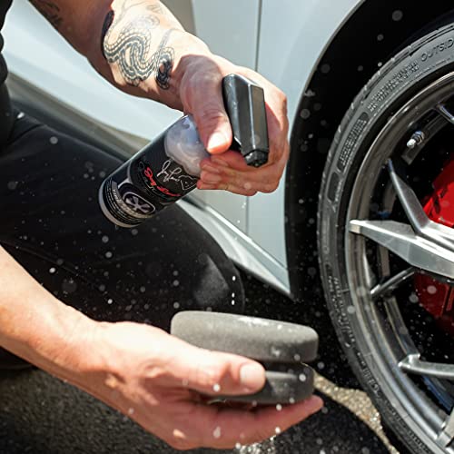 Jay Leno's Garage Ceramic Car Coating Kit – Car Wash Bundle with Ceramic Coating Spray, Car Ceramic Coating Products, Wheel and Tire Cleaner, Microfiber Towels, Applicators & Wash Mitt Detailing Kit - style: Ceramic Detailing Kit