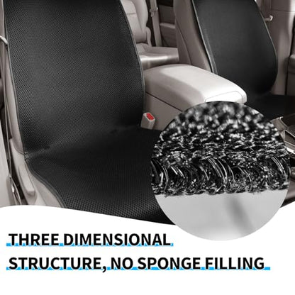 Cool Seat Cushion, Breathable Car Seat Cushion Universal Fit for Most for Auto SUV Truck, Non-Slip Seat Protector (L) - size: L