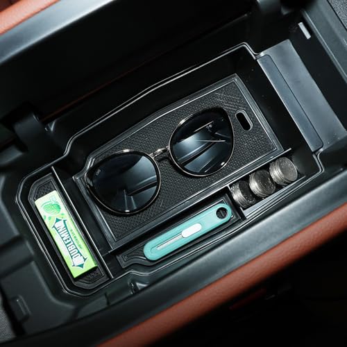 Center Console Organizer for 2023 2024 2025 Mazda CX-50 and and CX50 Hybrid Accessories, for Mazda CX50 CX 50 2023 2024 2025 Armrest Insert Container ABS Secondary Storage Box - size: 1 Pcs