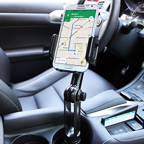 Cellet Car Phone Holder Mount, Car Cup Phone Holder Mount, Compatible with Apple iPhones, Samsung Galaxy Smartphones, Motorola Moto Google Pixel (Fits for Tesla Model 3 Y S X) Extra Long Neck - style: Height - 13 in