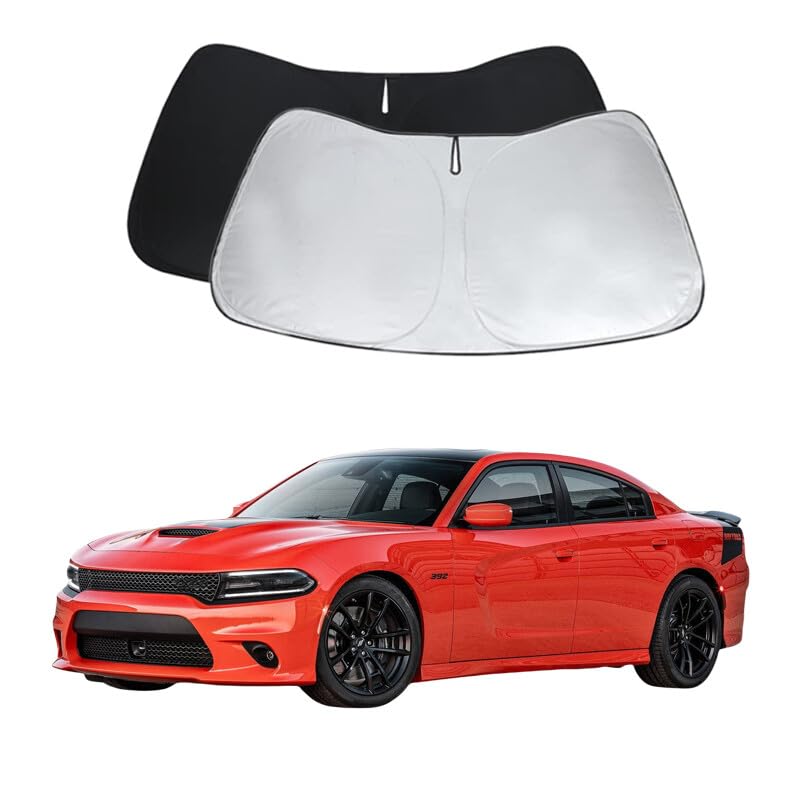 Charger Custom Windshield Sun Shade for Charger 2006-2025 Front Window Sunshade Sun Visor 240T Shade Blocks UV Rays Car Accessories - size: Trax 2013-2025