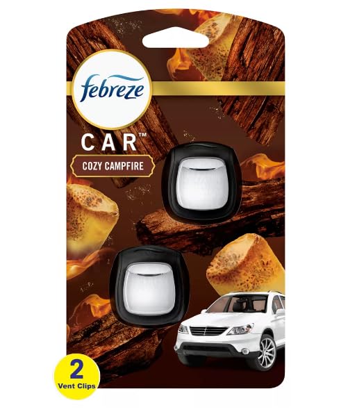 Febreze Cozy Campfire Car Vent 2 Pack