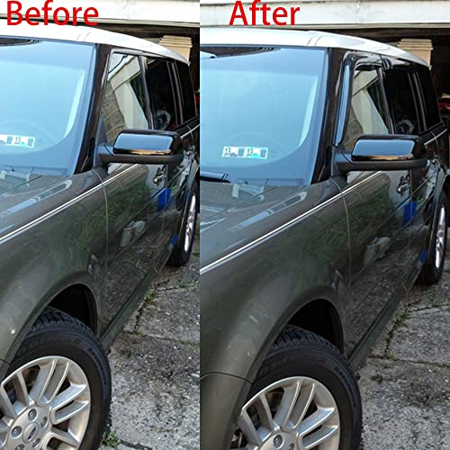 94079 Sunproof Waterproof Side Window Wind Deflector, 4pcs Protective Replacements Rain Guards Set, Window Visor fit for FORD FLEX 2009-2019 - size: 94079