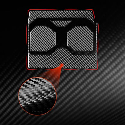 NVCNX Real Premium Carbon Fiber for Toyota Tundra 2022-2026 2023 2024 2025 SR5/Limited/TRD PRO/SR Center Console Cup Holder Panel Insert Mat Cover Interior Trim Accessories Overlay Sticker Decal 4PCs - color: Center Console Cup Holder Mat Trim