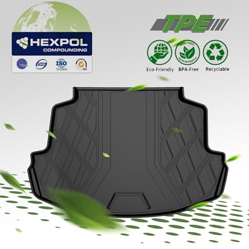 AOMSAZTO Cargo Liner Compatible with 2014-2019 Toyota Corolla Sedan | Custom Fit Trunk Mat Behind 2nd Row | All Weather Protection Cargo Mat Compatible with 2014-2019 Corolla Sedan Models - style: 2014-2019 | For Toyota Corolla Cargo Mat