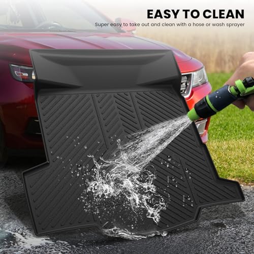 LASFIT Trunk Mat for Chevrolet Chevy Impala 2014-2020 (Not Fit Equipped with The Auto Stop/Start System), All Weather TPE Custom Fit Cargo Mat Trunk Liner for Chevy Impala Accessories, Black - size: Cargo Liner for Chevrolet Impala 2014-2020