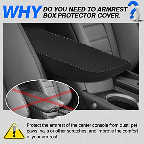 Autorder Center Console Cover for 2015-2020 2021 Lexus NX NX300h/NX300/NX200t Accessories Armrest Cover Anti-Scratch Middle Console Pad Leather Armrest Protector - size: 2015-2021 Lexus NX