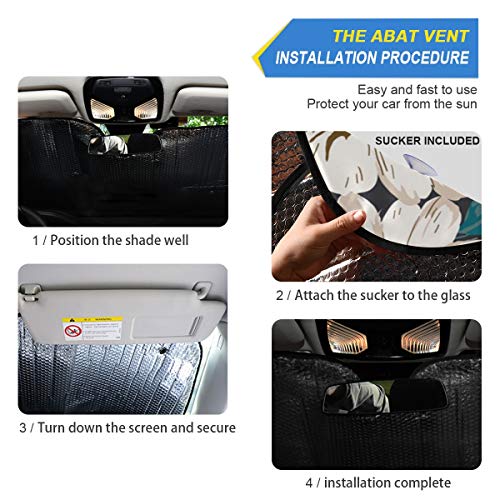Daisy Flower Car Windshield Sunshade Foldable Reflective Sun Shade Blocks UV Rays - color: Flower 2