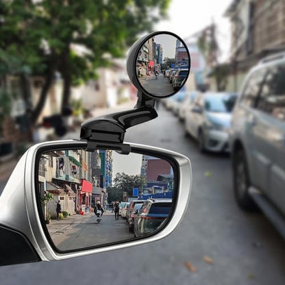Blind Spot Mirror Adjustable 360 Degree Car Side Mirror, HD Glass Rear View Exterior Accessories Frame Thickness Less than 5MM for Car SUV (long-armed Right) - style: long-armed Right