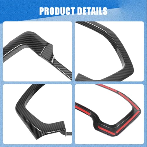 Dashboard Meter Panel Frame Trim for Honda Pilot 2023 2024 2025/ Honda Passport 2026 Accessories, ABS Car Center Console Dashboard Meter Decor Cover, 1Pcs (Carbon Fiber Pattern)