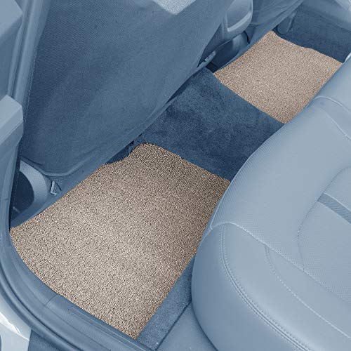 FH Group Car Floor Mats - DIY Ultra Waterproof Trimmable Non-Slip Vinyl Floor Mats, Solid Beige - color: SOLID BEIGE