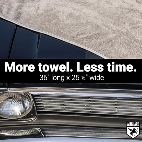 Microfiber Towels for Cars (2 Pack) & Clutch Gloss Car Detailing Spray – Ultra-Absorbent Car Drying Towels & Quick Detailer Drying Aid, Scratch-Free, High Absorbency Cleaning Cloths, 36"x25" - size: Towels + Detailer