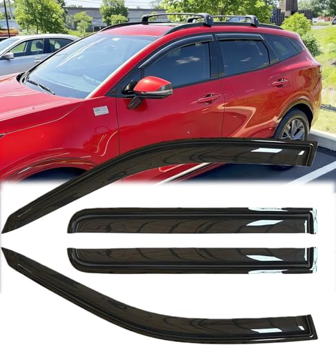 Rainproof Side Window Wind Deflectors for 2023-2025 Kia Sportage, Tape-on Sun Rain Guard Sets,Nice Looking Window Visors for Cars,Vent Deflector for 23-25 Kia Sportage 94174 - size: 2023-2025 Kia Sportage