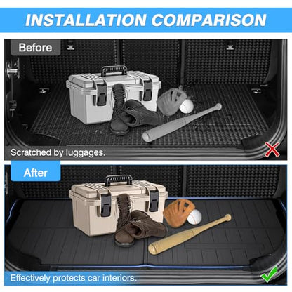 Powerty Trunk Mat for 2020-2025 Land Rover Defender 110 Accessories Cargo Mats TPE All Weather Cargo Liner Heavy-Duty Trunk Liners - size: Cargo Mat｜For｜20-25｜Land Rover Defender 110