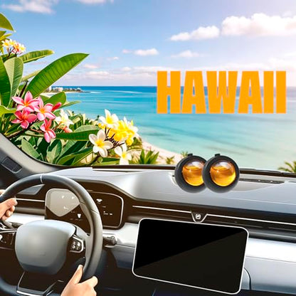 Car Air Freshener Vent Clips, Hawaiian Scent, 6 Pack, Long Lasting Scent Up to 180 Days