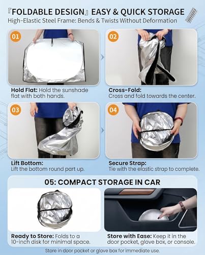 Windshield Sun Shade for Buick Enclave Front Window Shades Cover for 2008-2024 2025 2026 Enclave Windshield Sun Visor Protector Car Accessories - size: for Buick Enclave 2008-2026
