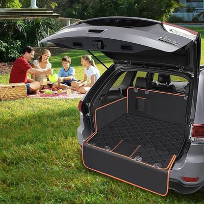 Cargo Liner for Dogs, Waterproof Pet Cargo Cover Dog Seat Mat for SUVs Sedans Vans, Non-Slip, Large Size Universal Fit, Black (Cargo-Liner)