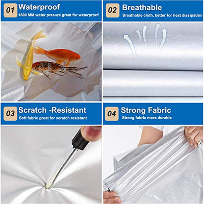 KouKou Full Exterior Covers 100% Waterproof, Universal Fit Toyota Camry Honda Accord Mercedes C Class etc, Car Cover for Automobiles All Weather(Sedan, Maximum Length 193 Inches) with Door Zipper. - size: C3-Fit sedan length ( 186" to 193")